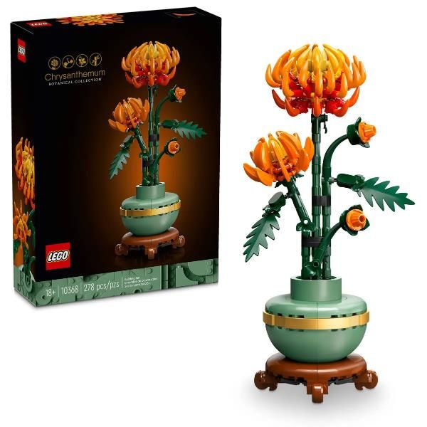 LEGO ICONS CRISANTEMO FIORE FINTO DA COSTRUIRE