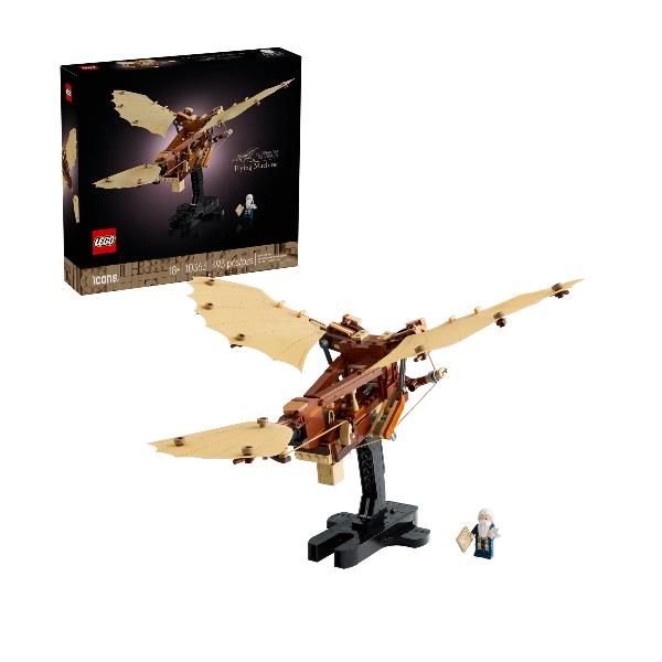 LEGO ICONS MACCHINA VOLANTE DI LEONARDO DA VINCI KIT MODELLISMO DA ESPOSIZIONE …