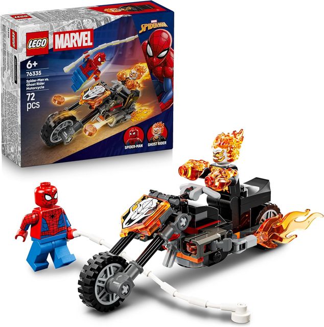 LEGO MARVEL - Spider-Man vs. Ghost Rider in motocicletta 76335