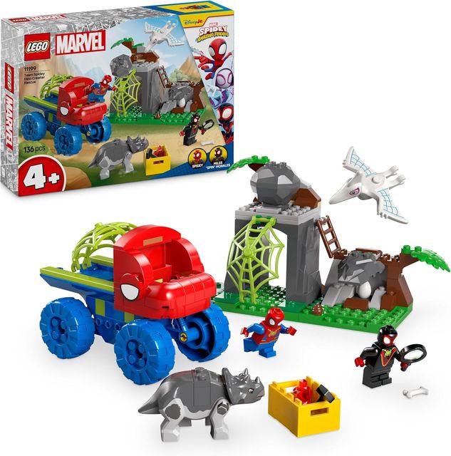 LEGO MARVEL - Team Spidey: salvataggio su dino-ruspa 11199 *EOL