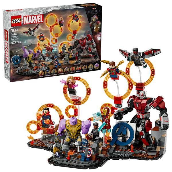 LEGO MARVEL AVENGERS ENDGAME BATTAGLIA FINALE CON 10 PERSONAGGI RICCO DI DETTAG…