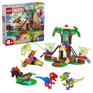 LEGO MARVEL BATTAGLIA CON IL RAPTOR AL QUARTIER GENERALE SULL'ALBERO DI SPIDERM…