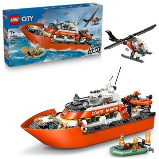 LEGO MOTOSCAFO ELICOTTERO GUARDIA COST