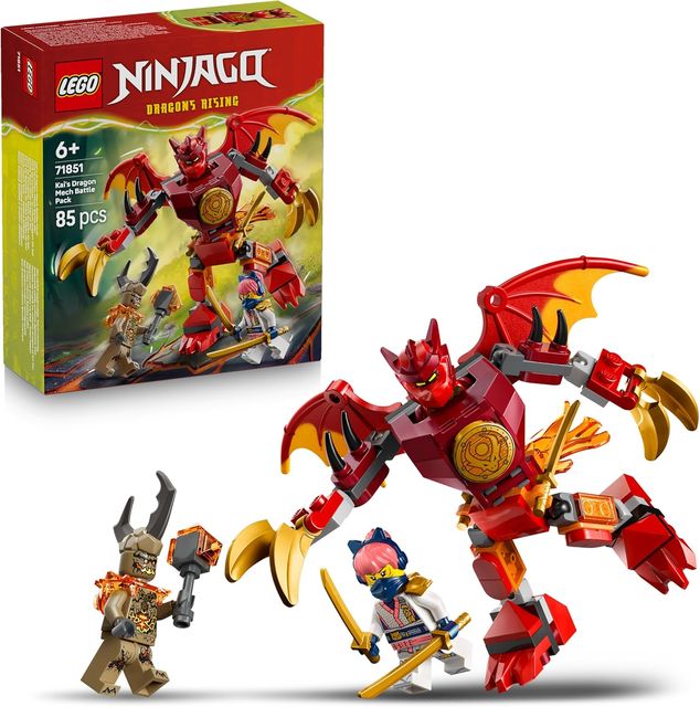 LEGO NINJAGO - Battle Pack Mech Drago di Kai 71851