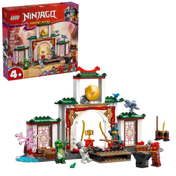 LEGO NINJAGO TEMPIO DELLO SPINJITZU NINJA PLAYSET CON 4 MINIFIGURE ARMI E ACCES…