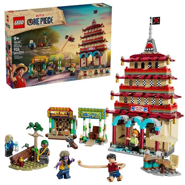 LEGO ONE PIECE BATTAGLIA AD ARLONG PARK GIOCATTOLO INTERATTIVO CON 5 MINIFIGURE