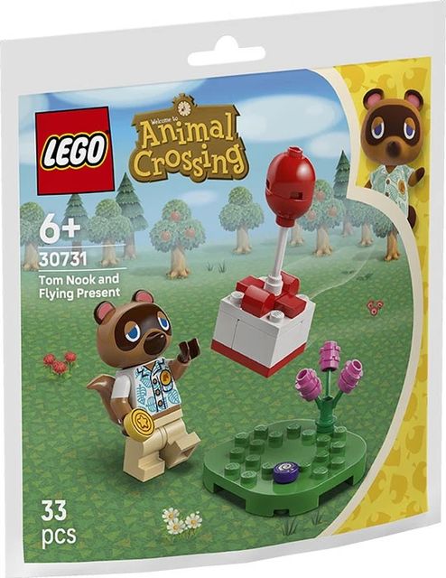LEGO POLYBAG ANIMAL CROSSING - Tom Nook con regalo volante 30731