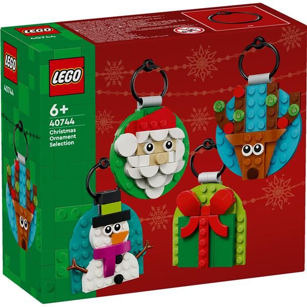 LEGO SELEZIONE DI DECORAZIONI NATALIZIE CON 4 ADDOBBI DA APPENDERE