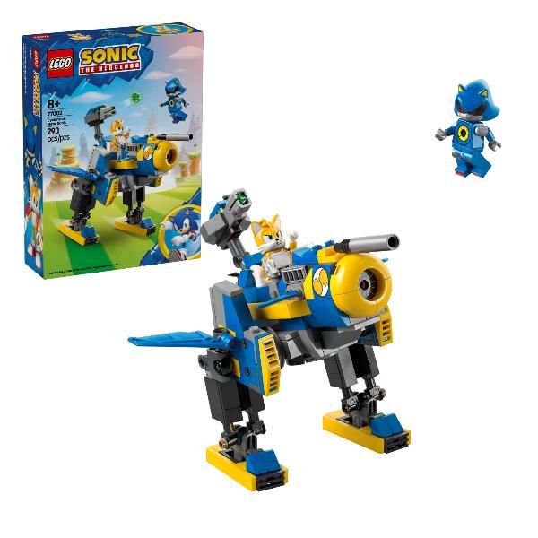 LEGO SONIC CYCLONE VS METAL SONIC CON MECH ROBOT TRASFORMABILE E PERSONAGGIO DI…