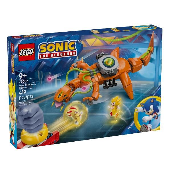 LEGO SONIC SUPER SHADOW VS BIOLIZARD CON 2 MINIFIGURE E ROBOT DA COSTRUIRE
