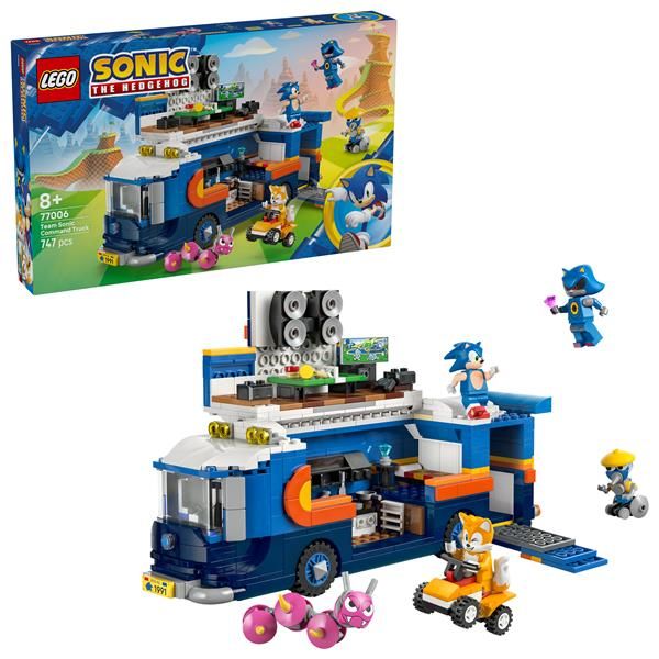 LEGO SONIC THE HEDGEHOG CAMION DI COMANDO TEAM SONIC GIOCATTOLO INTERATTIVO CON…