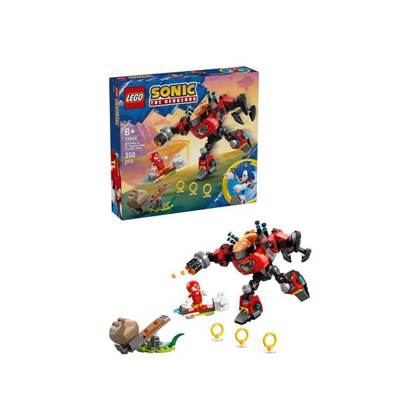 LEGO SONIC THE HEDGEHOG KNUCKLES VS IL MECH EGG CRUSHER DEL DR EGGMAN SET CON 2…