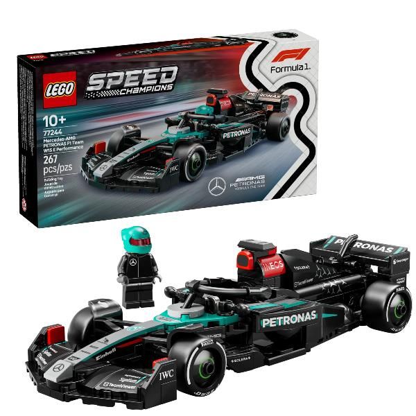 LEGO SPEED CHAMPION AUTO DA CORSA MERCEDES PEDRONAS F1 W 15 CON MINIFIGURA DEL …