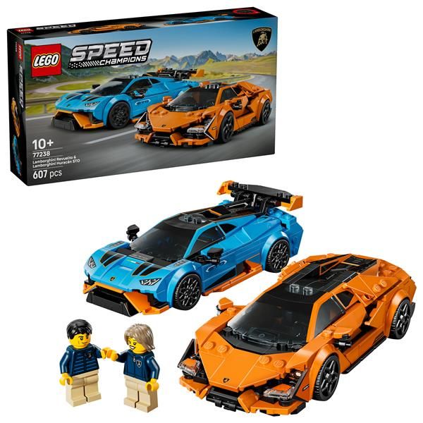 LEGO SPEED CHAMPION LAMBORGHINI REVUELTO E HURACÁN STO MODELLINI AUTO DA CORSA …