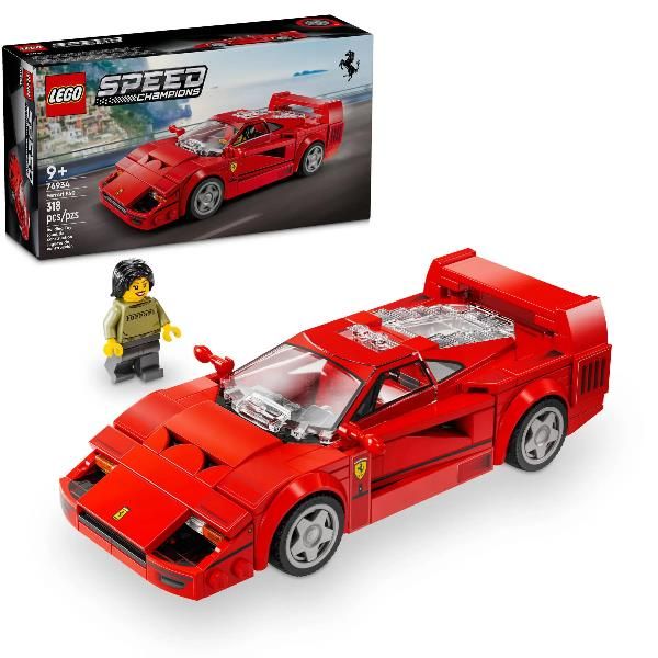LEGO SPEED CHAMPION SUPERCAR FERRARI F40 CON MINIFIGURA