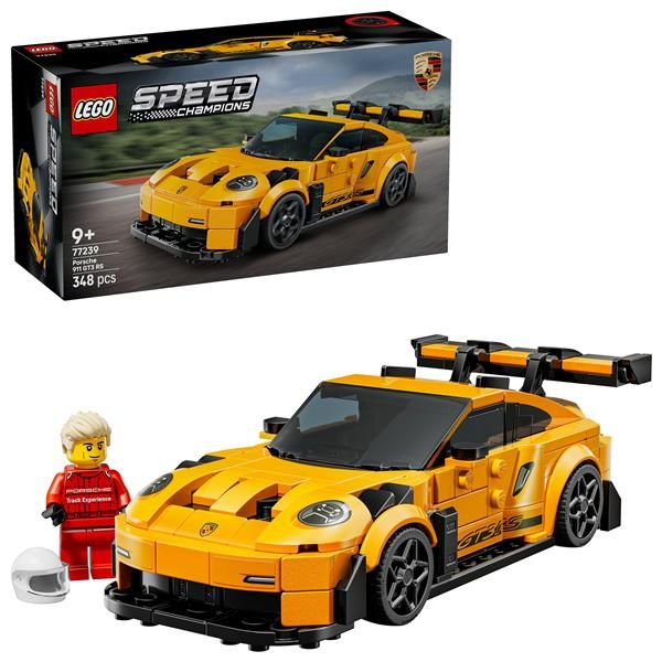LEGO SPEED CHAMPIONS SUPER CAR PORSCHE 911 GT3 RS MODELLINO AUTO CON MINIFIGURA…