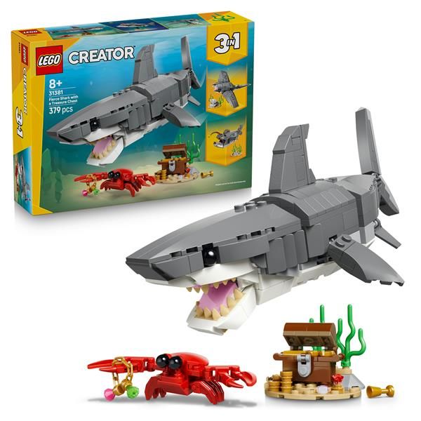 LEGO SQUALO CON SCRIGNO DEL TESORO