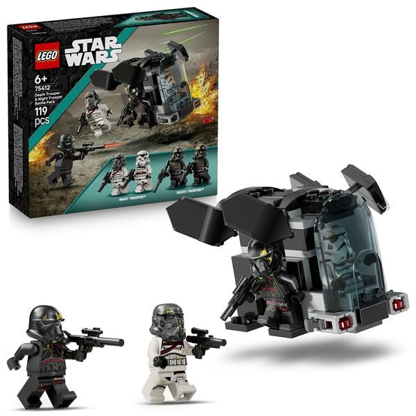 LEGO STAR WARS BATTLE PACK DEATH TROOPER E NIGHT TROOPER ASTRONAVE GIIOCATTOLO …