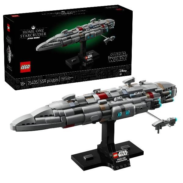 LEGO STAR WARS STARCRUISER HOME ONE MODELLINO DI ASTRONAVE DA COSTRUIRE CON FRE…