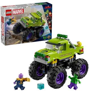 LEGO SUPER HEROES MARVEL TRUCK DI HULK CONTRO THANOS CON 2 MINIFIGURE