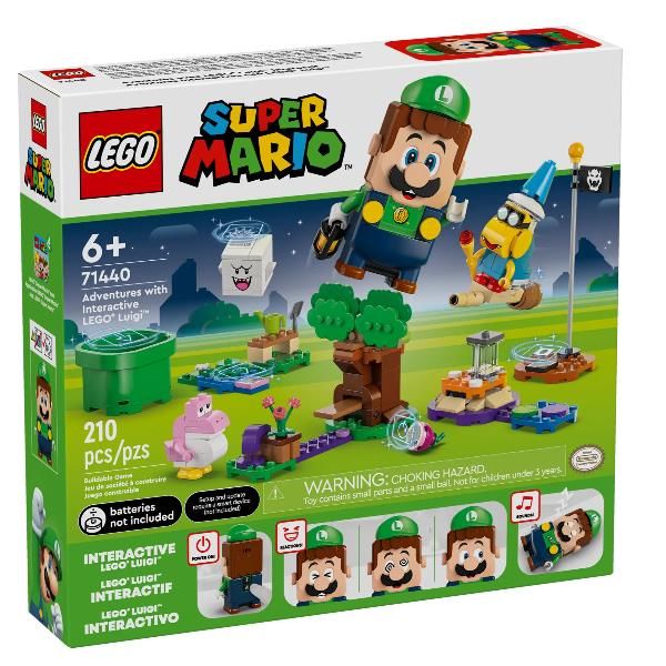 LEGO SUPER MARIO AVVENTURE DI LUIGI INTERATTIVO CON 4 PERSONAGGI