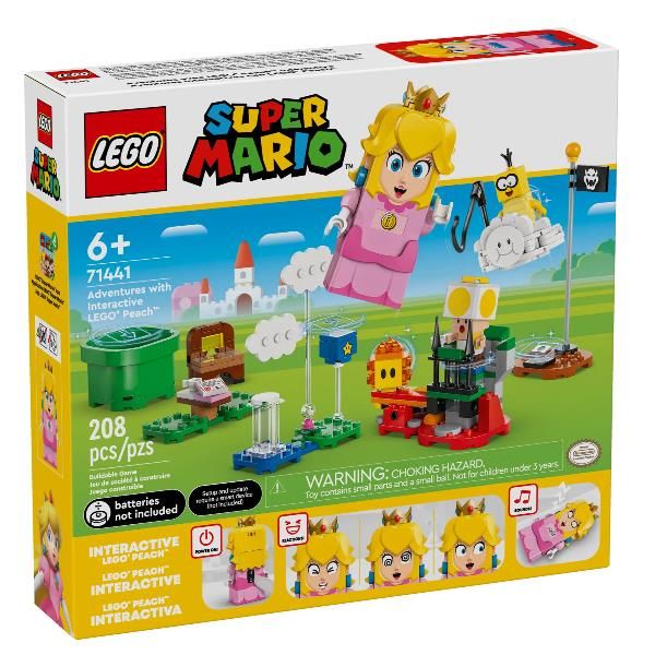 LEGO SUPER MARIO AVVENTURE DI PEACH INTERATTIVA CON 4 PERSONAGGI