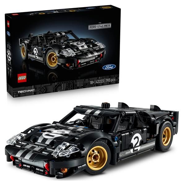 LEGO TECHNIC AUTO DA CORSA FORD GT40 MKII 1966 KIT DI MODELLISMO SET DI INGEGNE…
