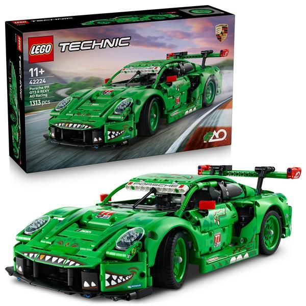 LEGO TECHNIC AUTO PORSCHE 911 GT3 R REXY AO RACING KIT DI MODELLISMO A 6 CILIND…