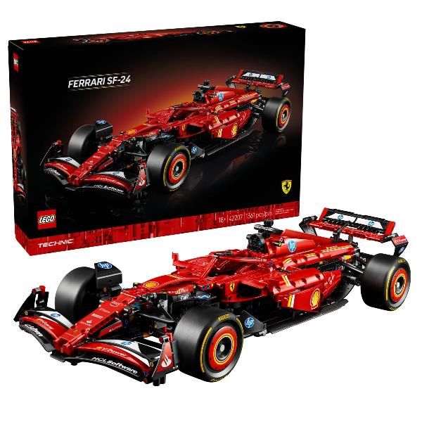 LEGO TECHNIC MONOPOSTO F1 FERRARI SF-24 SCALA 1:8 DA COLLEZIONE