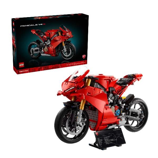 LEGO TECNIC MOTOCICLETTA DUCATI PANIGALE V4 S MODELLINO DA COSTRUIRE DA COLLEZI…