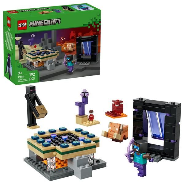 LEGO VIAGGIO PORTALE DEL NETHER E END