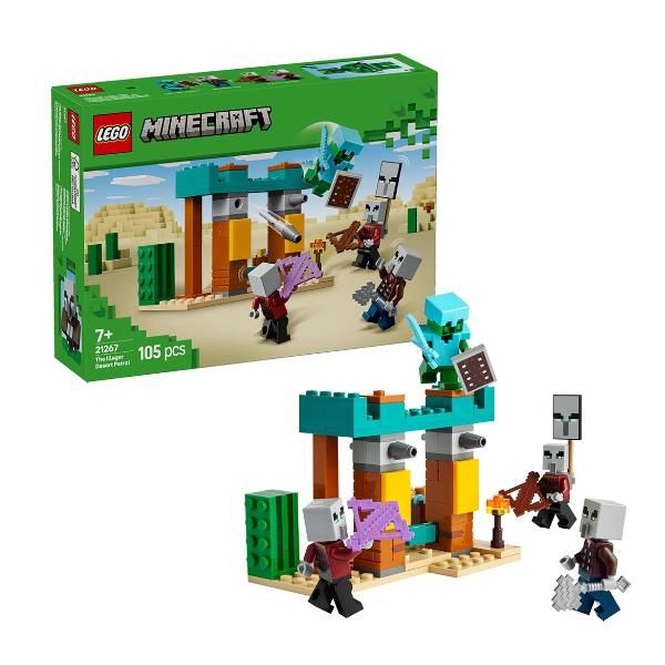 LEGOICONS MINECRAFT PATTUGLIA NEL DESERTO DELLA BESTIA CON 4 PERSONAGGI