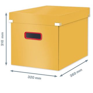 LEITZ COSY CLICK STORE CUBE L GIALLO