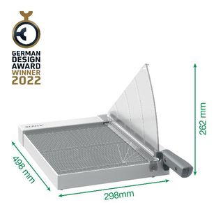 LEITZ HOME A4 GHIGLIOTTINA A LEVA LUNGHEZZA TAGLIO 305 mm PIANO IN LEGNO LAMINA…