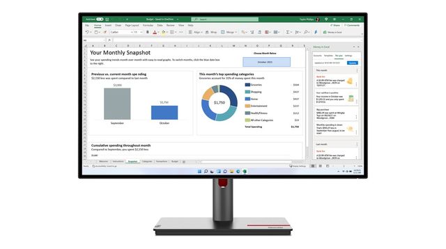 LENOVO ThinkVision P27h-30 27inch 2560x1440 IPS 16:9 350cd/m2 HDMI DP USB Hub