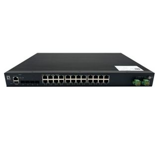 LEVEL ONE 28-PORT L2 PLUS MANAGED POE INDUST.