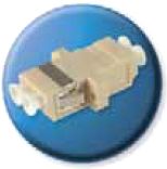 LEVITON ADATT.LC SIMPLEX SM BLU