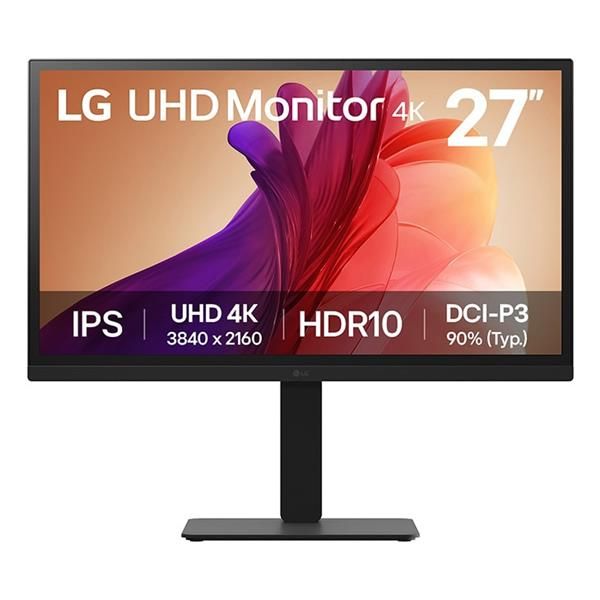 LG 27BA45U-B, 68,6 cm (27?), 3840 x 2160 Pixel, 4K Ultra HD, 5 ms, Nero