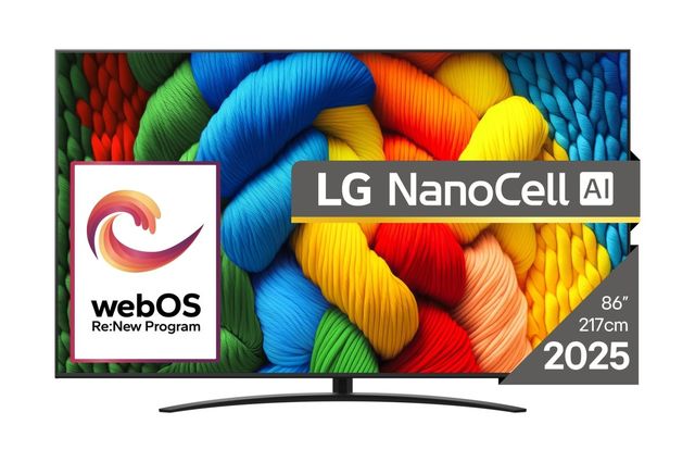 LG NanoCell AI 86NANO81A3A TV 2,18 m (86\) 4K Ultra HD Smart TV Wi-Fi Nero"