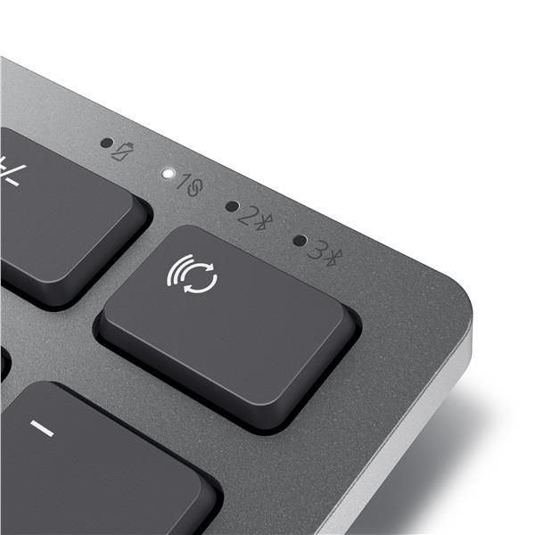 Dell Multi-Device KB700 - Tastiera - senza fili - 2.4 GHz, Bluetooth 5.0 - QWER…