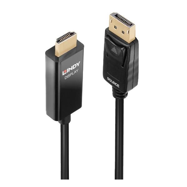 LINDY CAVO DP A HDMI CON HDR, 3M
