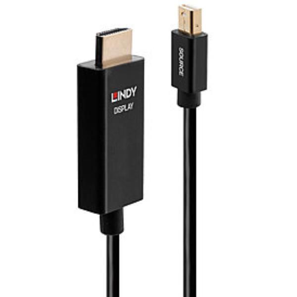 LINDY CAVO MINI DP A HDMI CON HDR, 1M