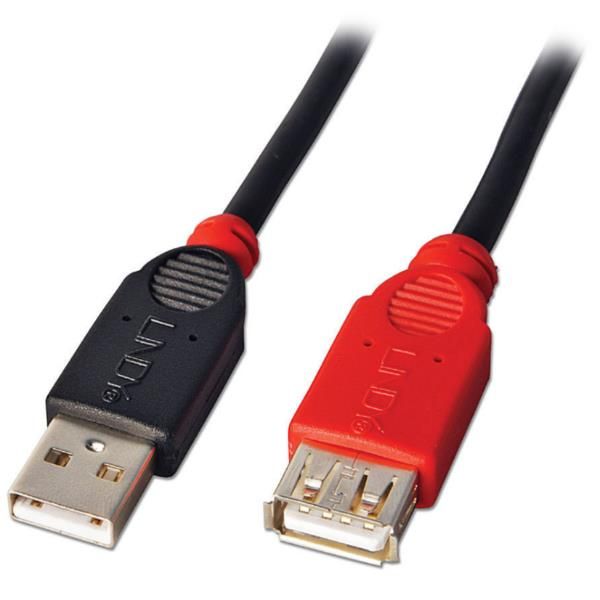 LINDY PROLUNGA ATTIVA USB 2.0 5MT