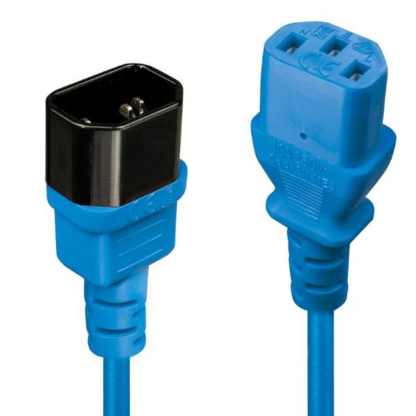 LINDY PROLUNGA IEC C-13 A C-14 BLU 2M