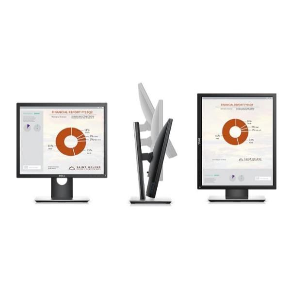 Dell P1917S - Monitor a LED - 19" - 1280 x 1024 @ 60 Hz - IPS - 250 cd/m² - 100…