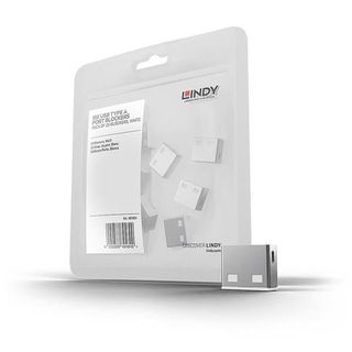 LINDY SERRATURE ADDIZIONALI USB A GRIGIO