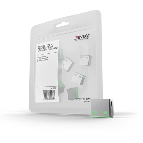 LINDY SERRATURE ADDIZIONALI USB A VERDE