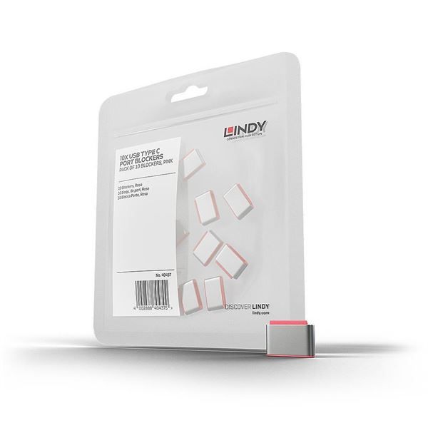 LINDY SERRATURE ADDIZIONALI USB C ROSA