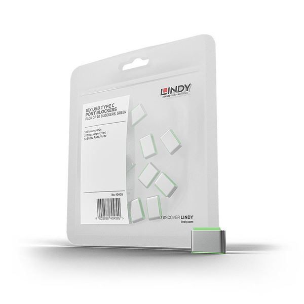 LINDY SERRATURE ADDIZIONALI USB C VERDE