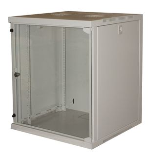 LINK - Armadio - montaggio a parete - grigio - 12U - 19"